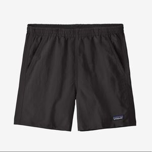 Black Patagonia Baggies 5 inch Shorts